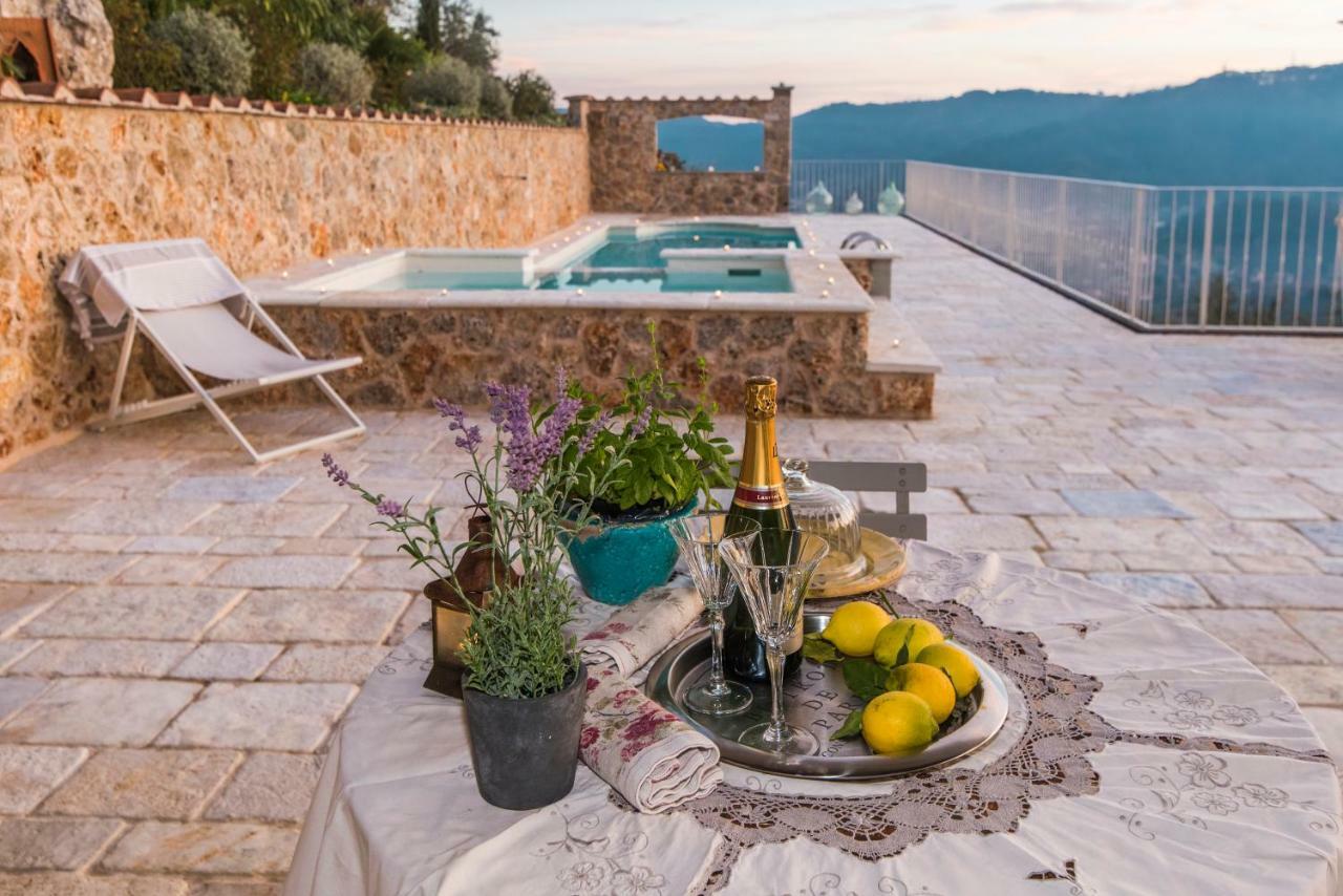 Charming Farmhouse In The Hills, Private Pool, Sea View, Dream Panorama Camaiore Exterior foto