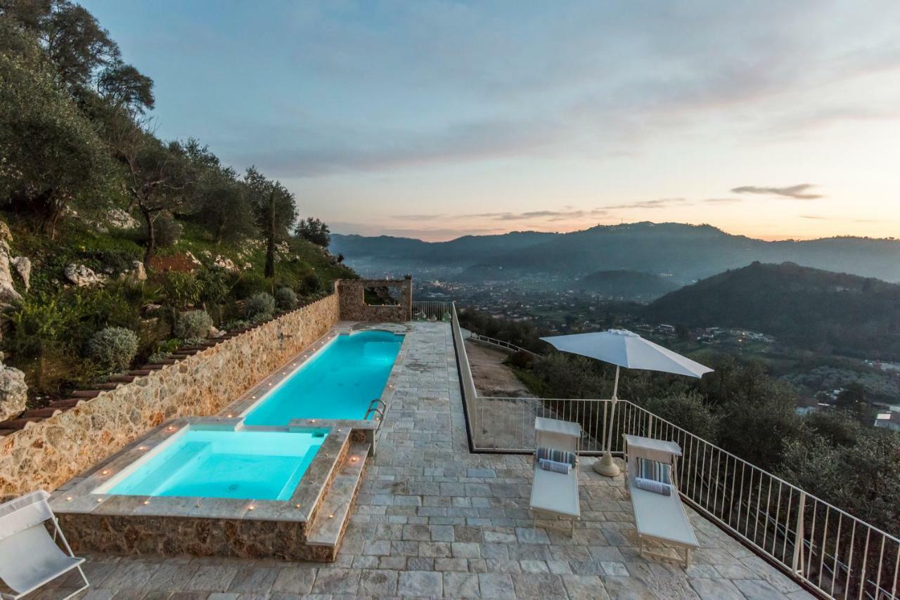 Charming Farmhouse In The Hills, Private Pool, Sea View, Dream Panorama Camaiore Exterior foto