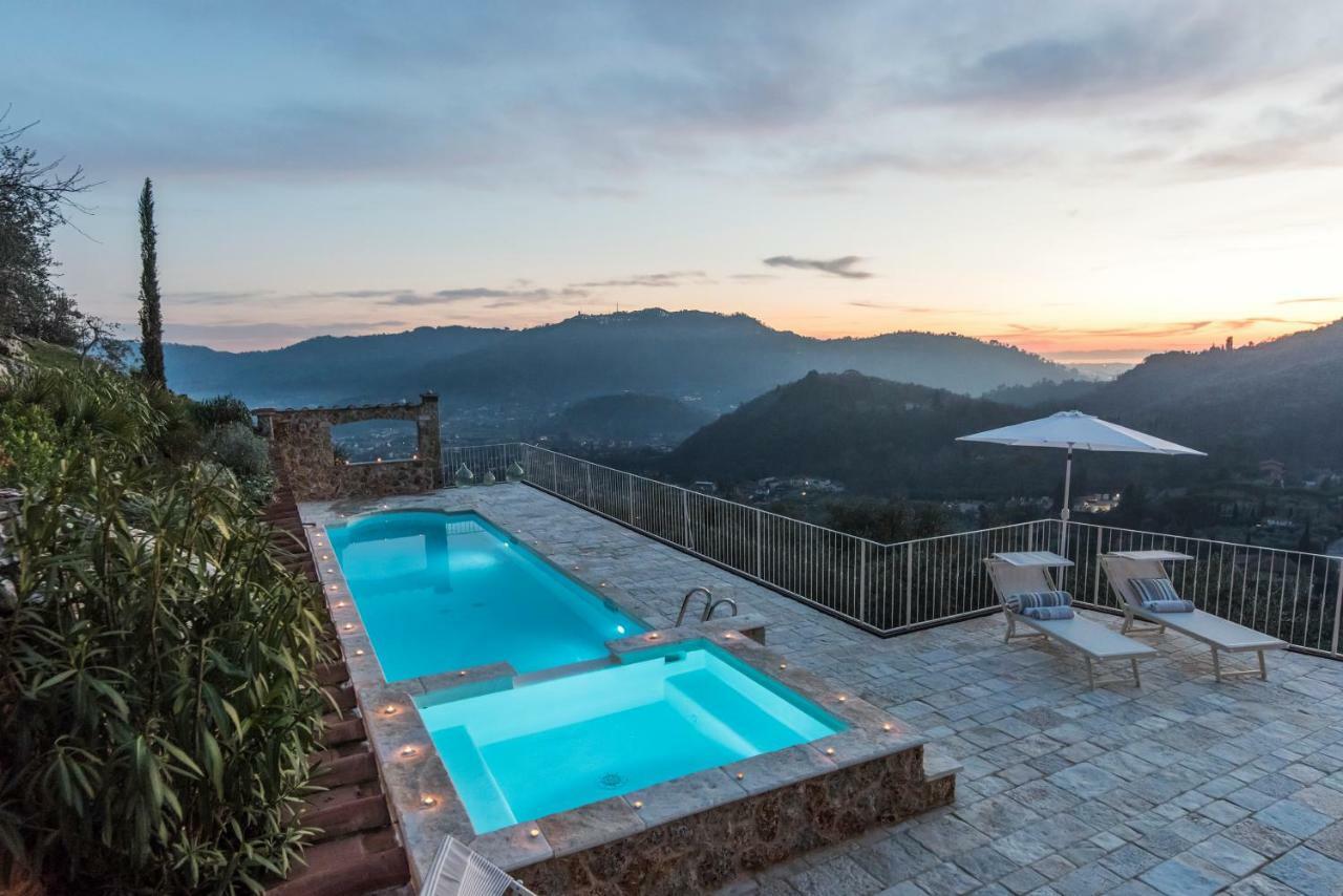 Charming Farmhouse In The Hills, Private Pool, Sea View, Dream Panorama Camaiore Exterior foto