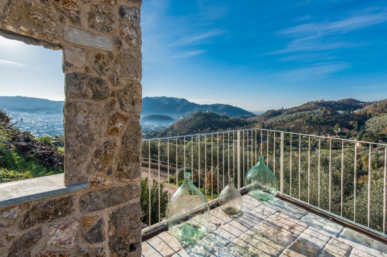 Charming Farmhouse In The Hills, Private Pool, Sea View, Dream Panorama Camaiore Exterior foto